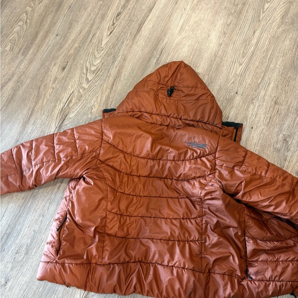Rust Orange Sitka Puffer Jacket - Picture 3 of 7